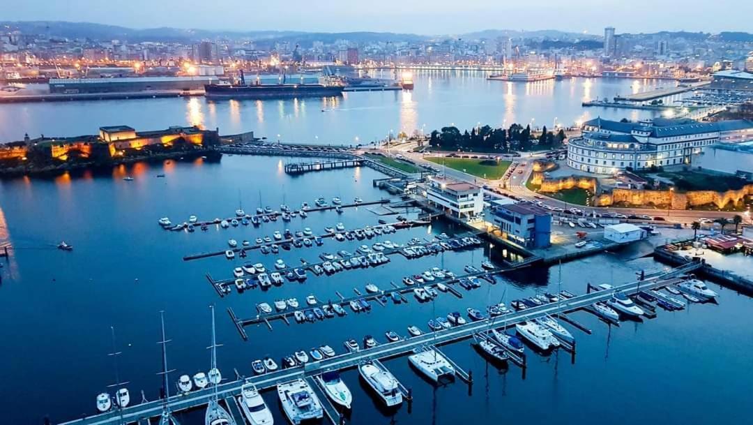 Apartamentos A Coruña Exteriör bild