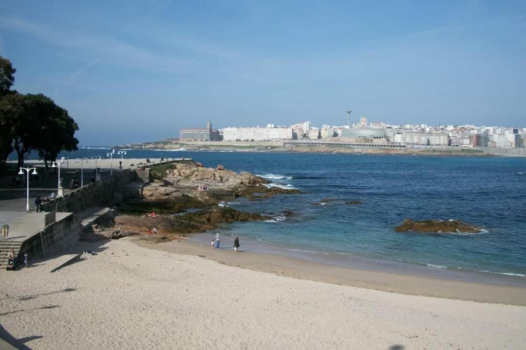 Apartamentos A Coruña Exteriör bild